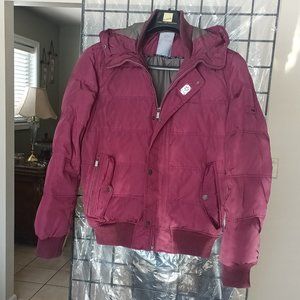 Authentic Italian F32 Bomber w/Racoon Collar